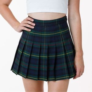 Plaid Tennis Skirt size L by Los Angeles Apparel in perfect condition